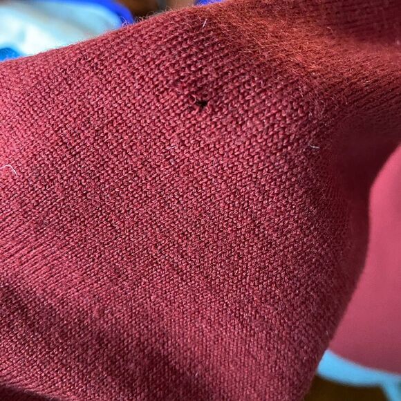 Halogen 100% Merino Wool Henley Polo Long Sleeve Sweater Size L Nordstrom - Picture 7 of 7